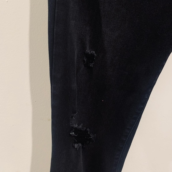 Flying Monkey black distressed skinny Jeans 27 - Picture 5 of 5